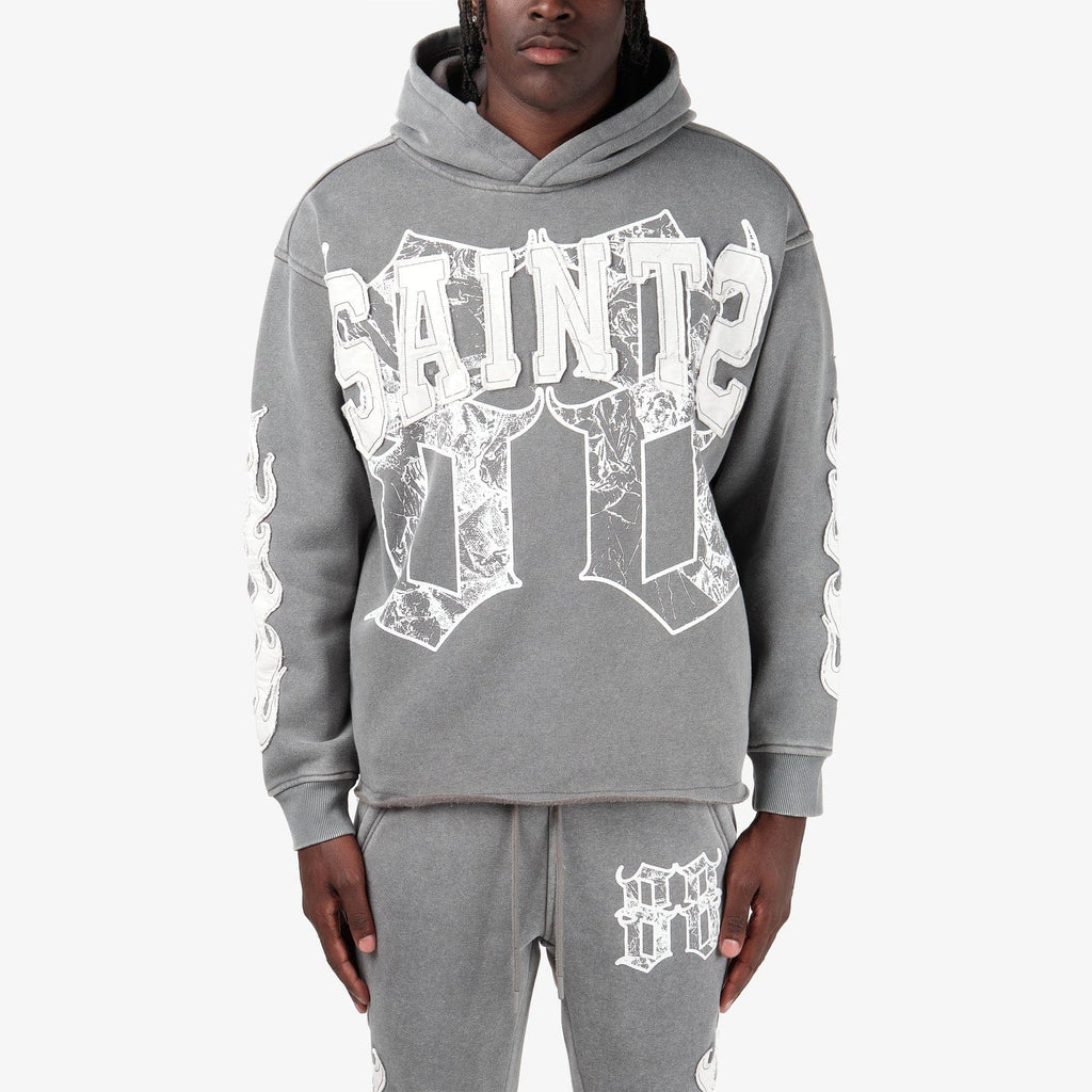 Copper Rivet Saints Fleece Set - Grey