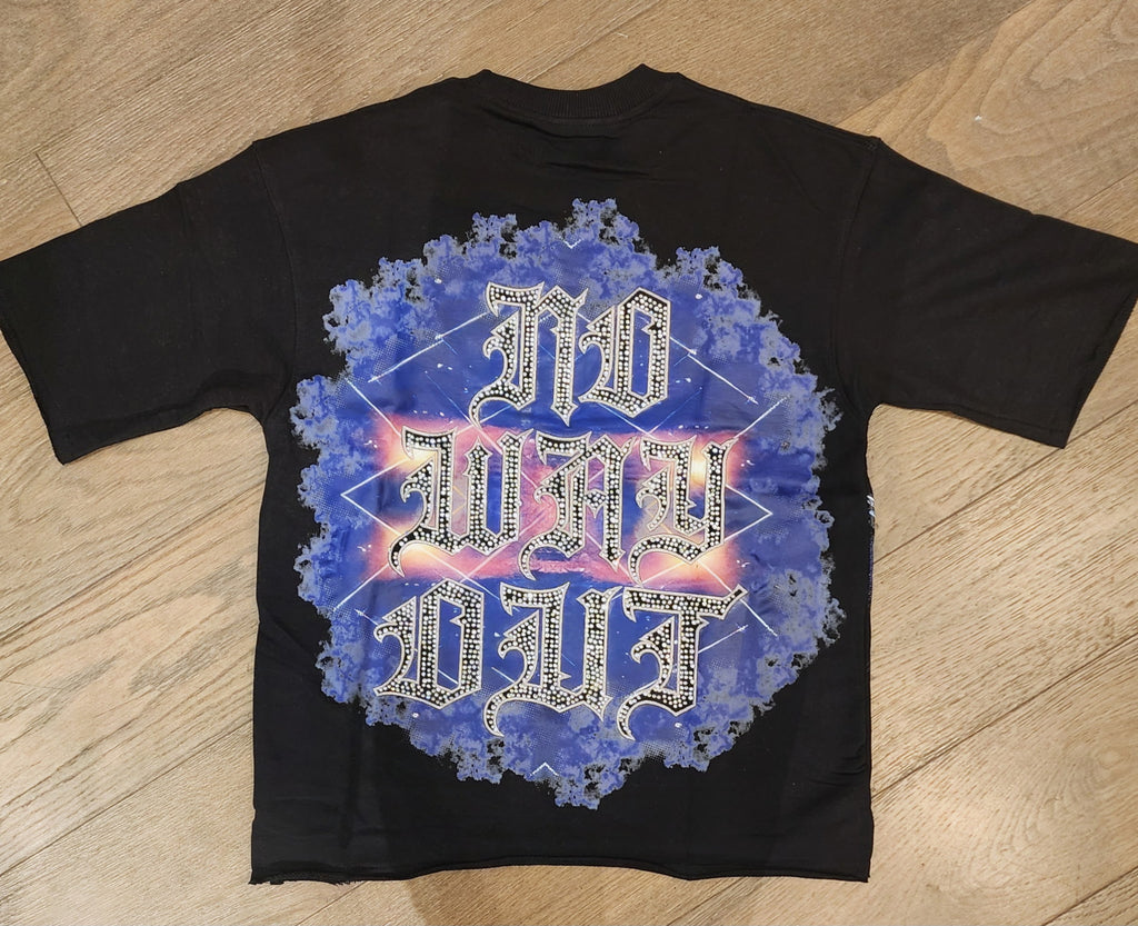 Focus "Lost Soul" Rhinestone Shirt - Black