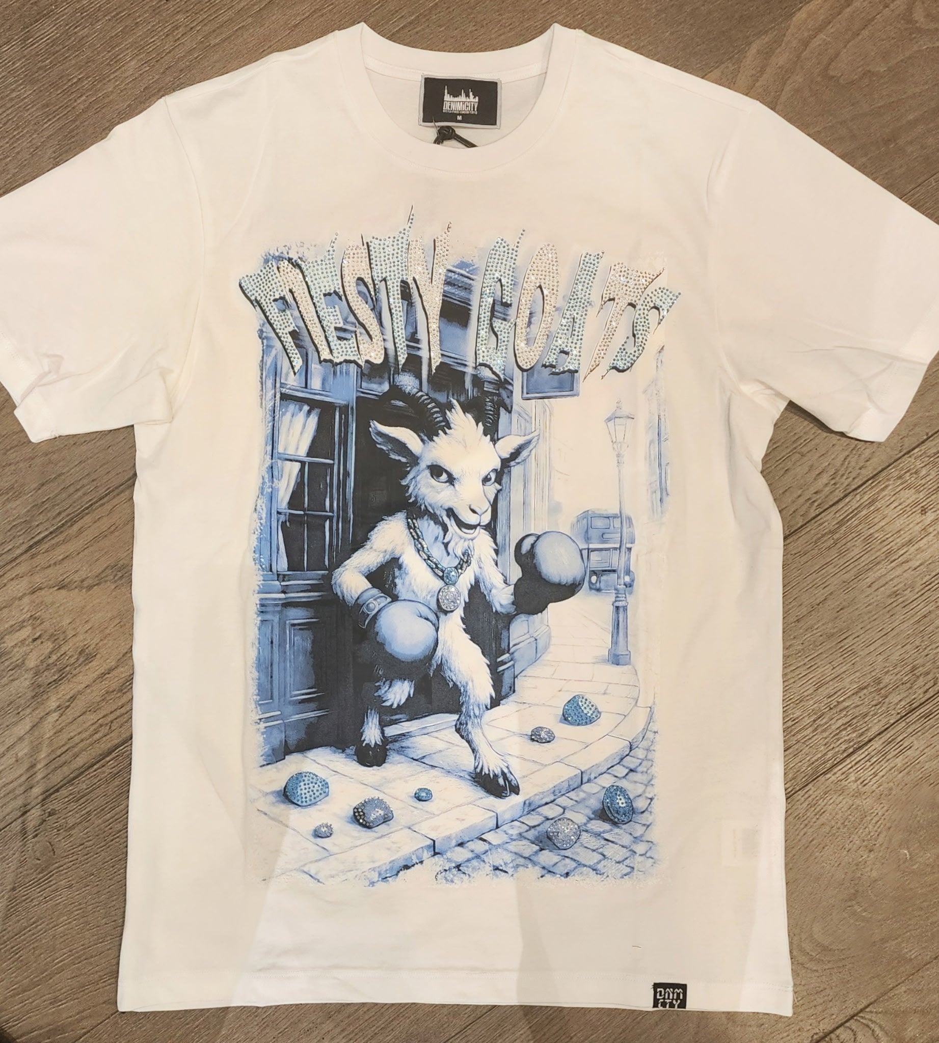 Denim City "From Sheep To Goats" Shirt - White