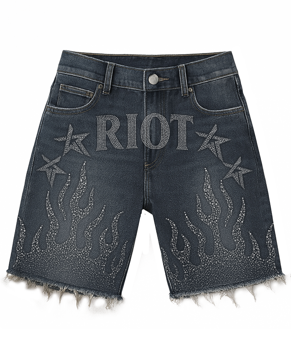 WKND Riot Denim Riot Shorts