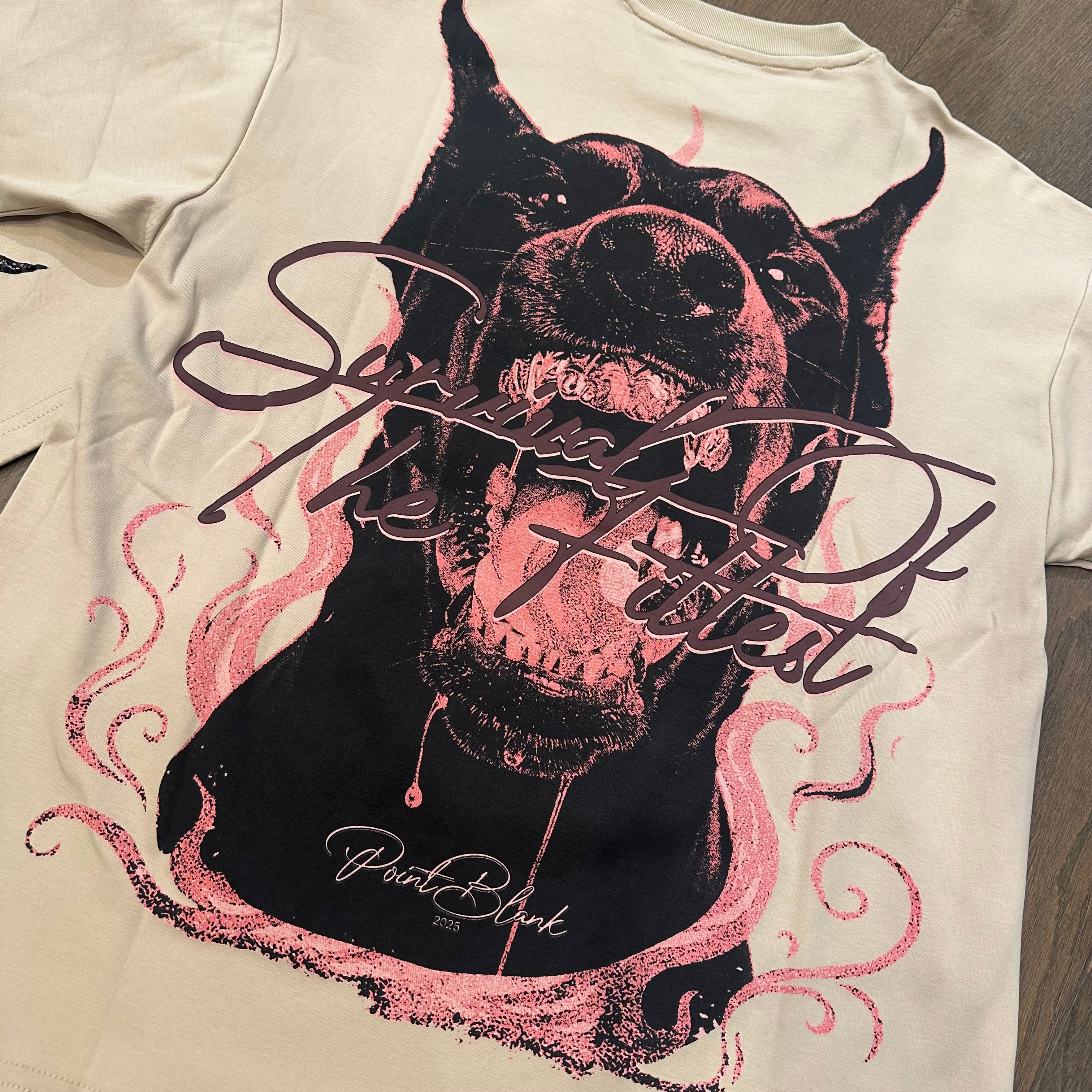 Point Blank Survival Of The Fittest Shirt - Sand