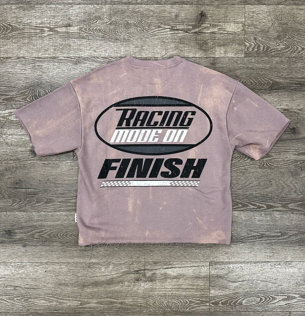 BKYS SPEED EAGLE CROPPED SHIRT - MAUVE
