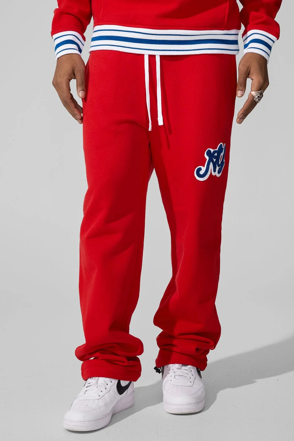 Jordan Craig BUFFALO MAFIA BAGGY SWEATPANTS - Red