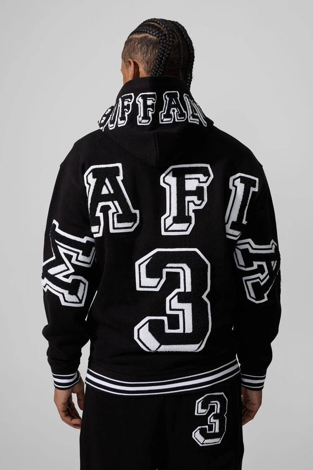 Jordan Craig BUFFALO MAFIA PULLOVER HOODIE - Black