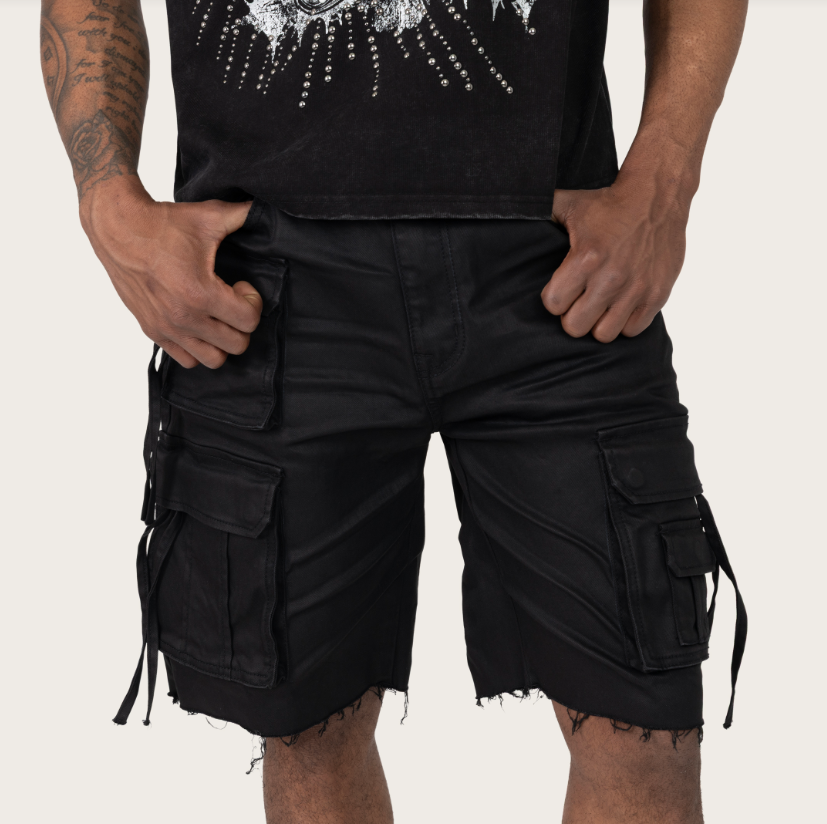 Smoke Rise Utility Shorts- Black