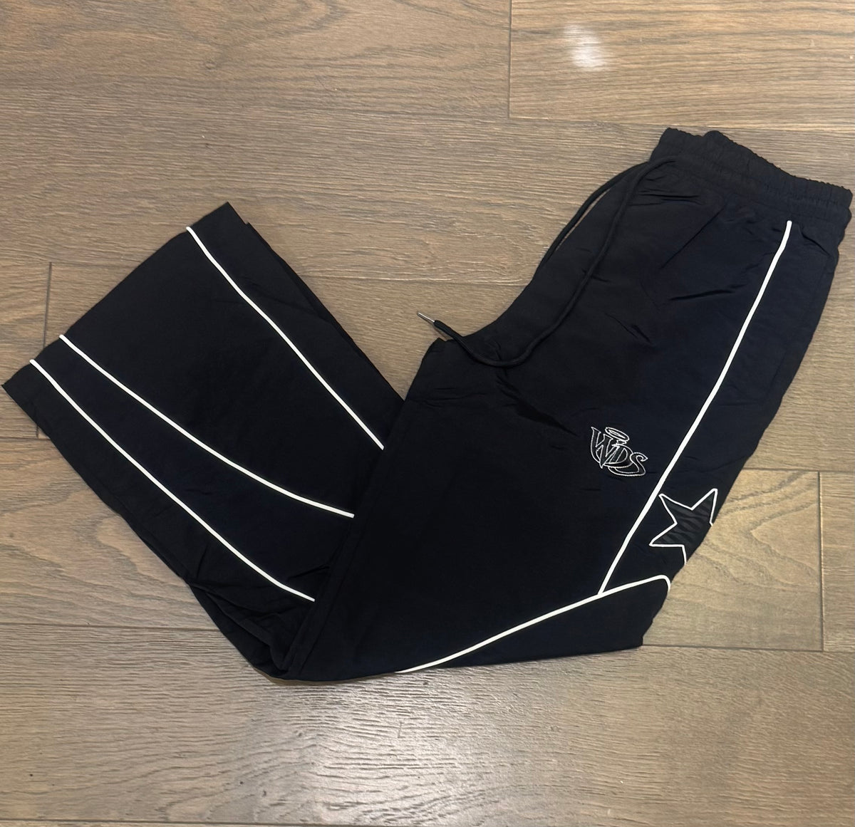MRWAVE Rhinestone Star Tracksuit - Black