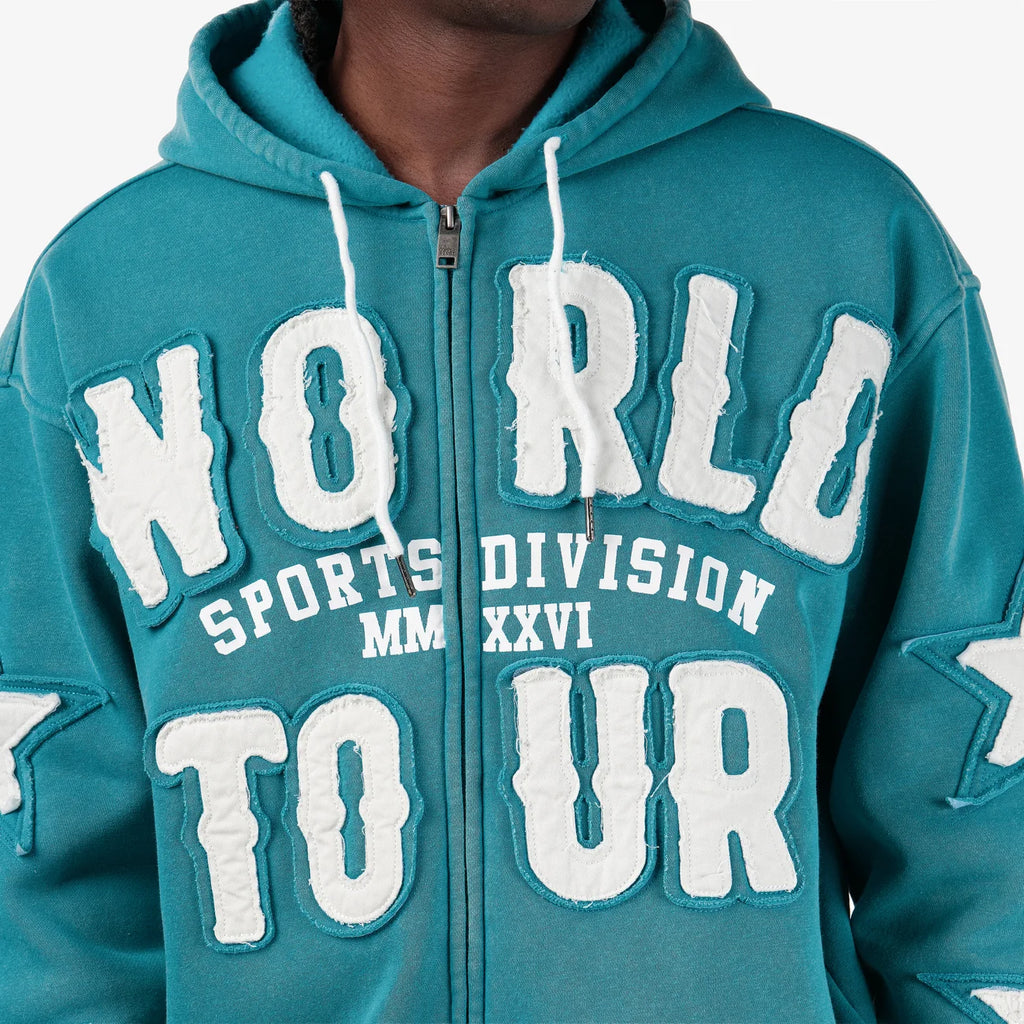 Copper Rivet World Tour Sweatsuit - Teal