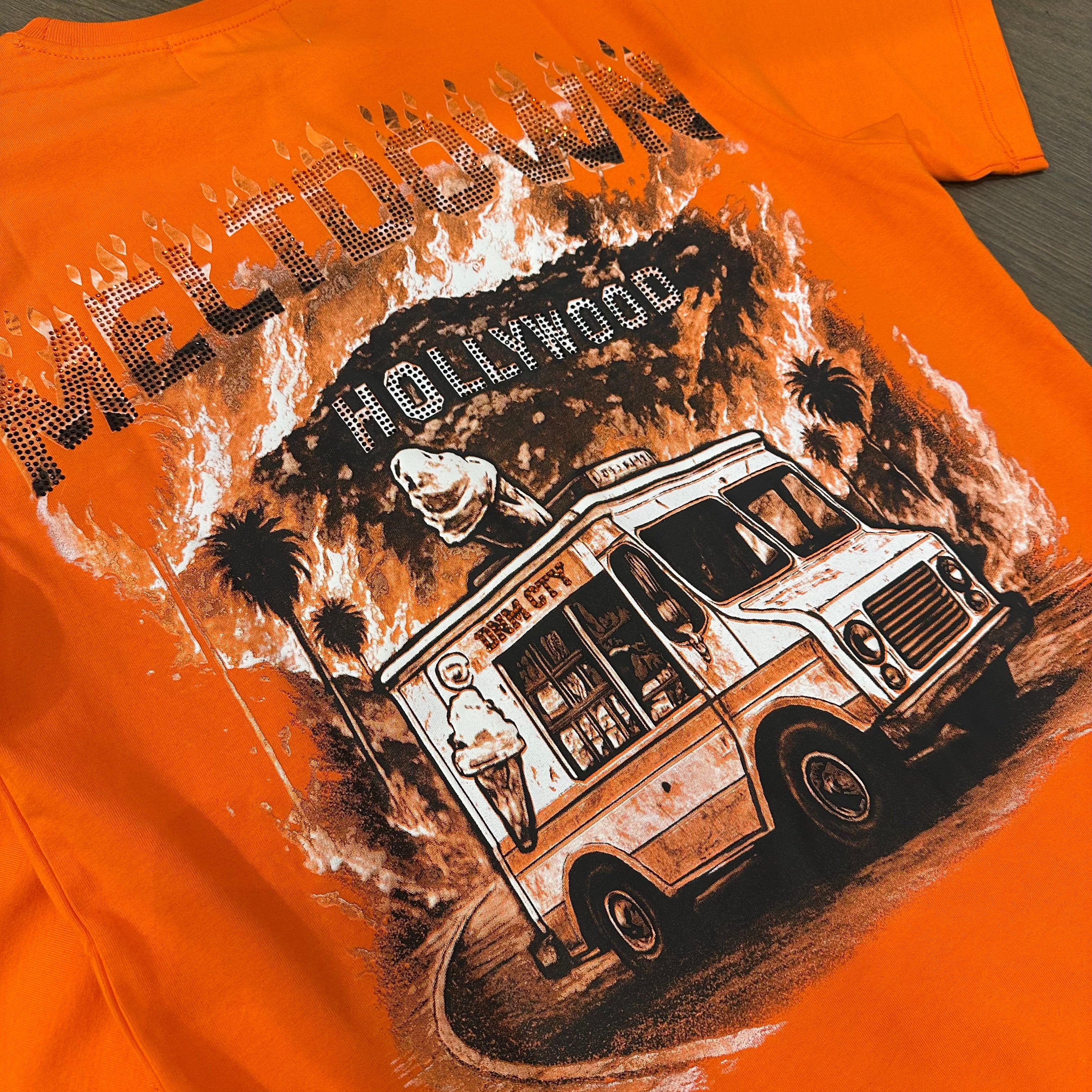 Denim City MELTDOWN Shirt - Orange