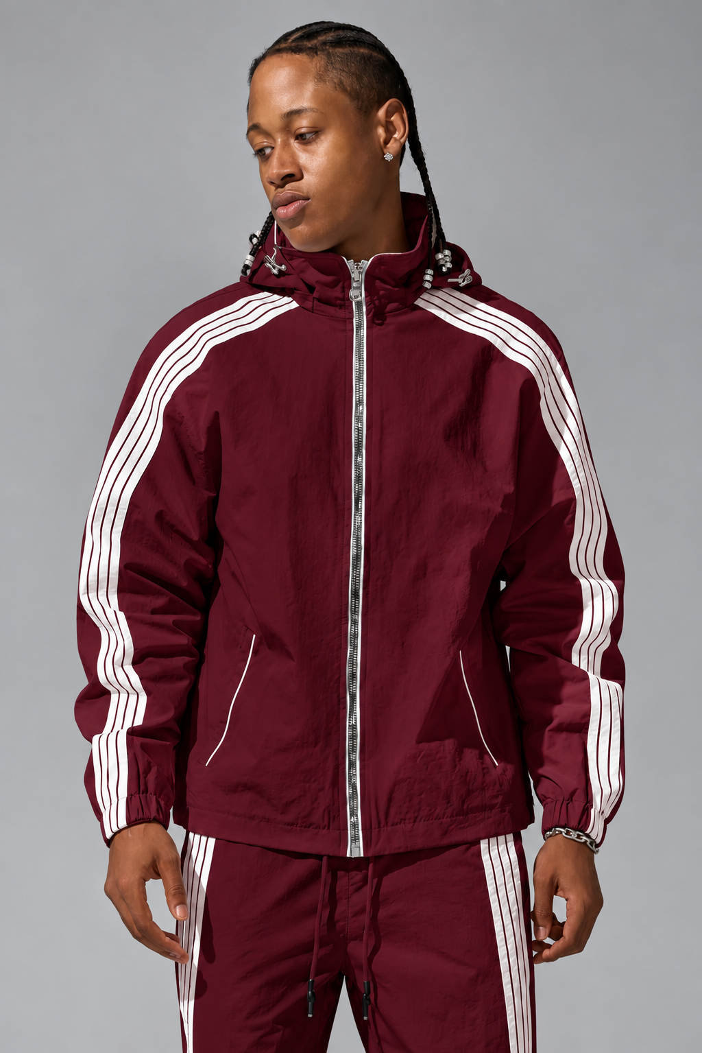 Jordan Craig Velocity Tracksuit - Wine/Burgundy