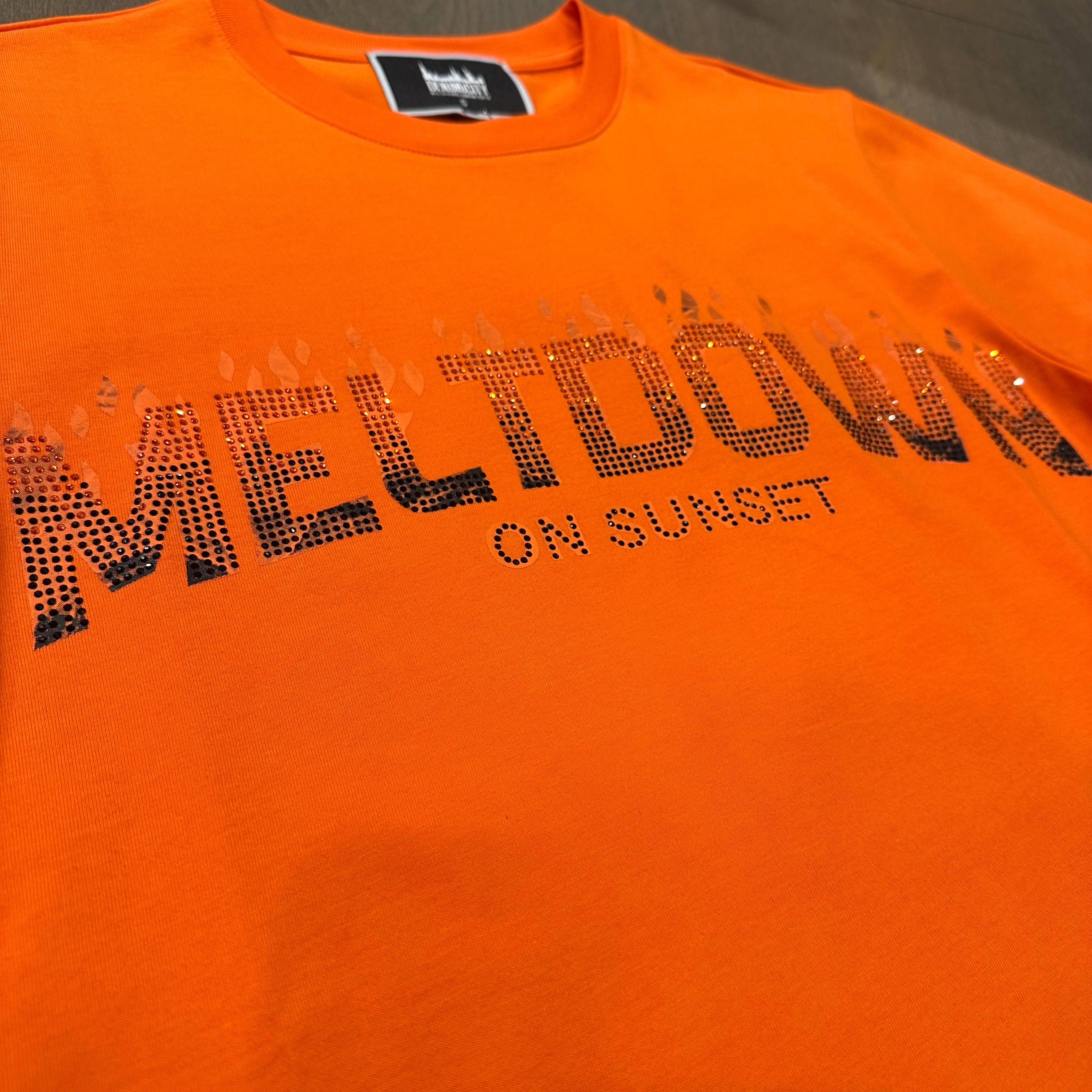 Denim City MELTDOWN Shirt - Orange