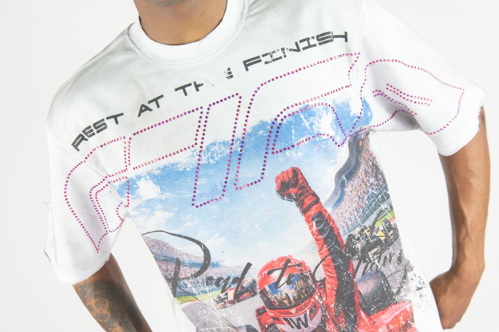R3bel Finish Line Shirt - White