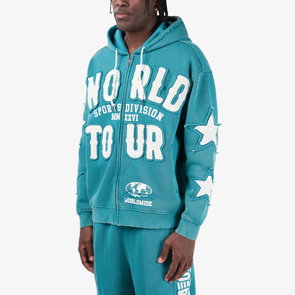 Copper Rivet World Tour Sweatsuit - Teal