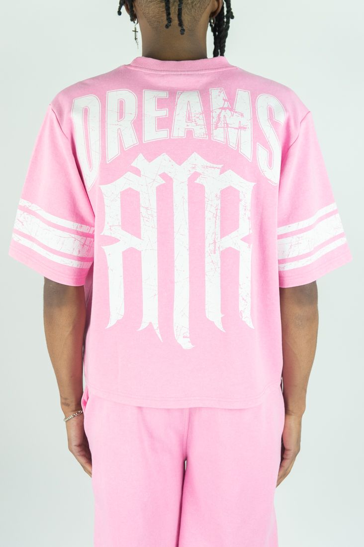 REBEL MINDS DREAMS GRAPHIC SHIRT - PINK