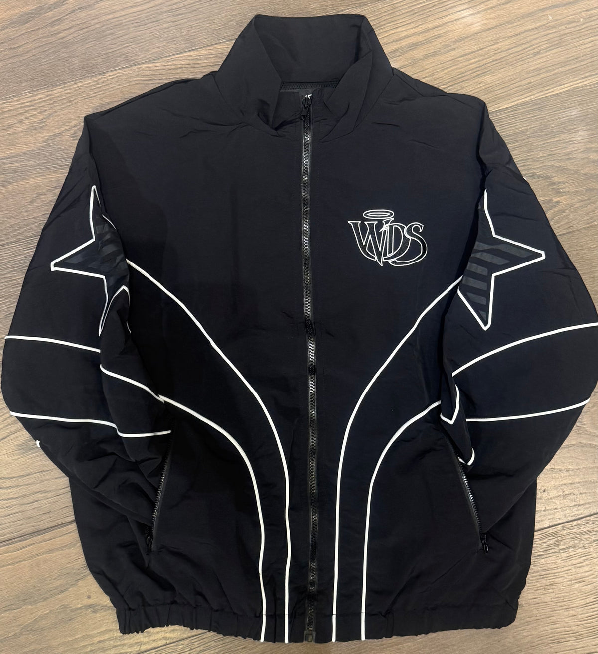 MRWAVE Rhinestone Star Tracksuit - Black