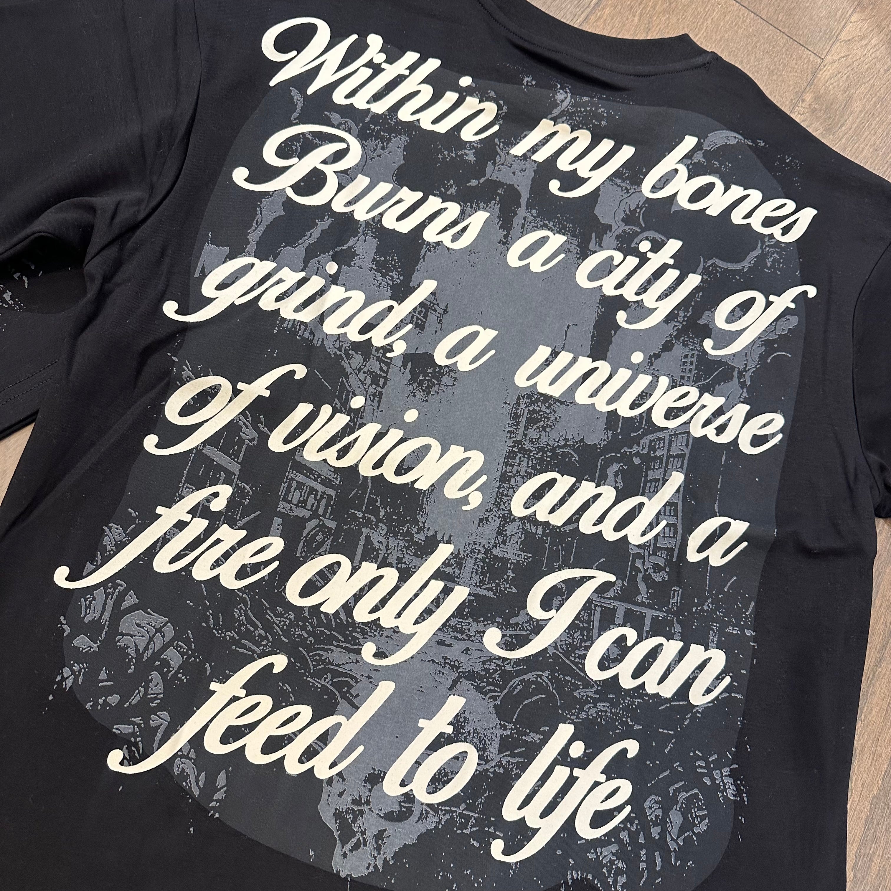 Point Blank Hustle Quote Shirt - Black