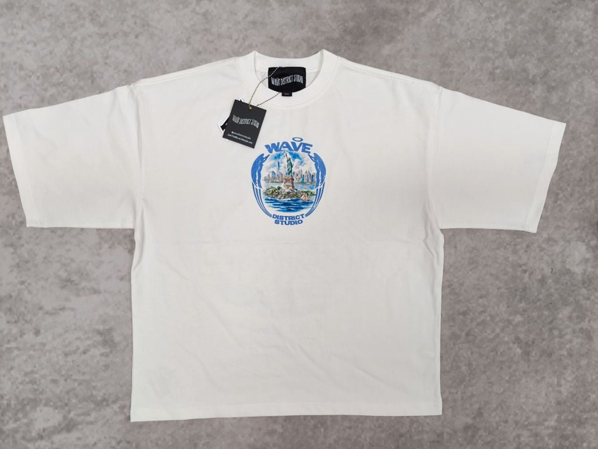 Mr.Wave District NYC Shirt - White