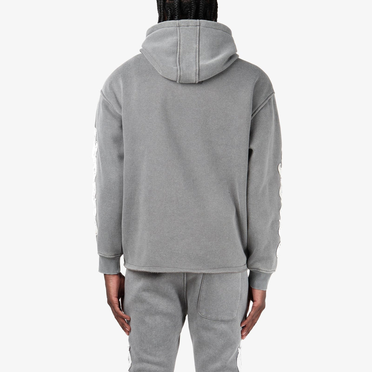 Copper Rivet Saints Fleece Set - Grey