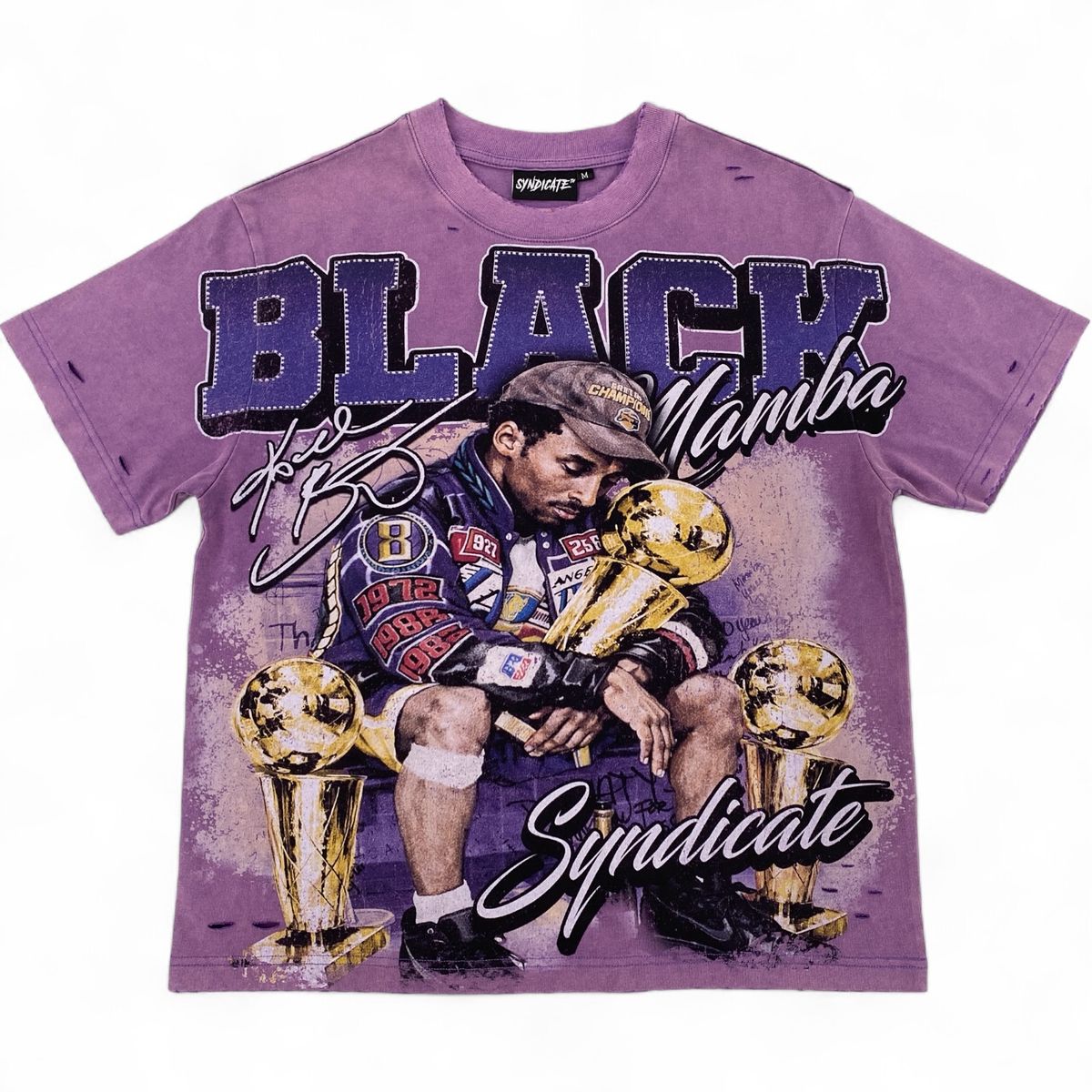 SYNDICATE BLACK MAMBA VINTAGE SHIRT - PURPLE