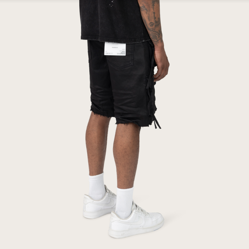 Smoke Rise Utility Shorts- Black