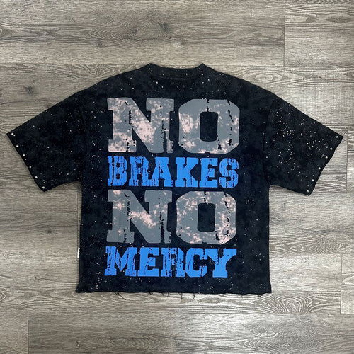 BKYS FEARLESS EAGLE CROPPED SHIRT - BLACK/BLUE