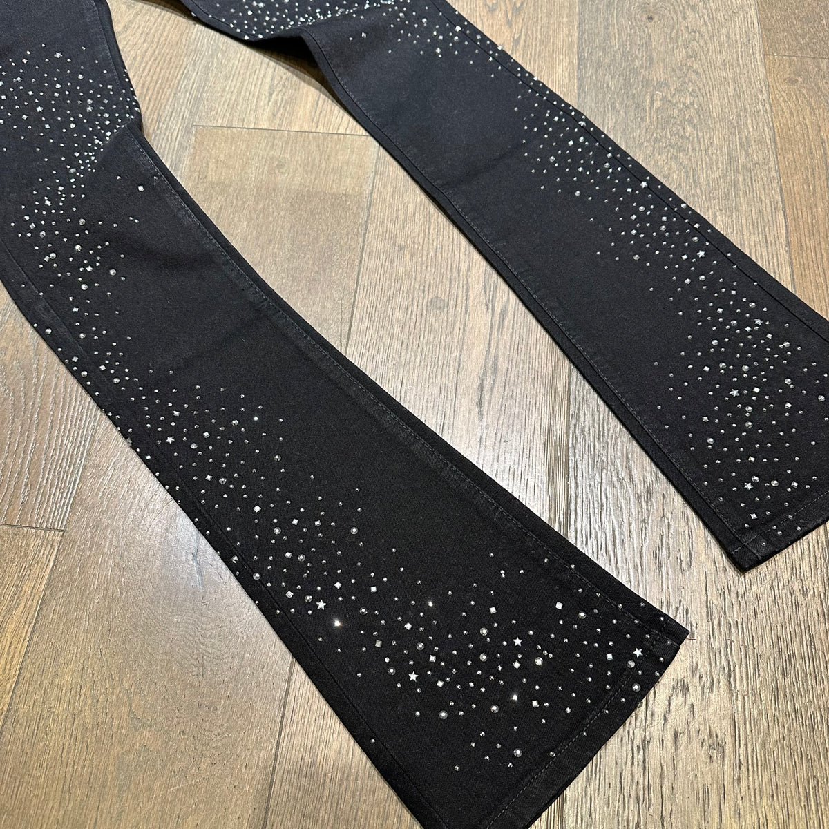 Concept Starlight Stacked Jeans - Jet Black