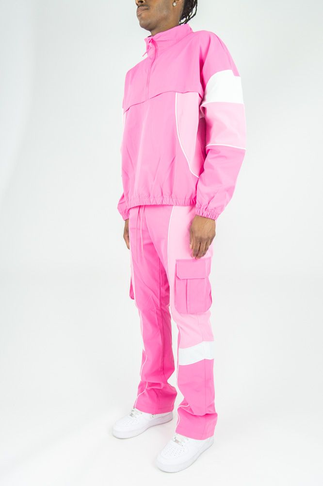 Rebel Minds RIPSTOP NYLON COLORBLOCK SET - Pink