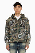 Smoke Rise Trouble In Peace Zip Hoodie - Camo