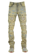 Focus "Amore" Stacked Jeans - Vintage
