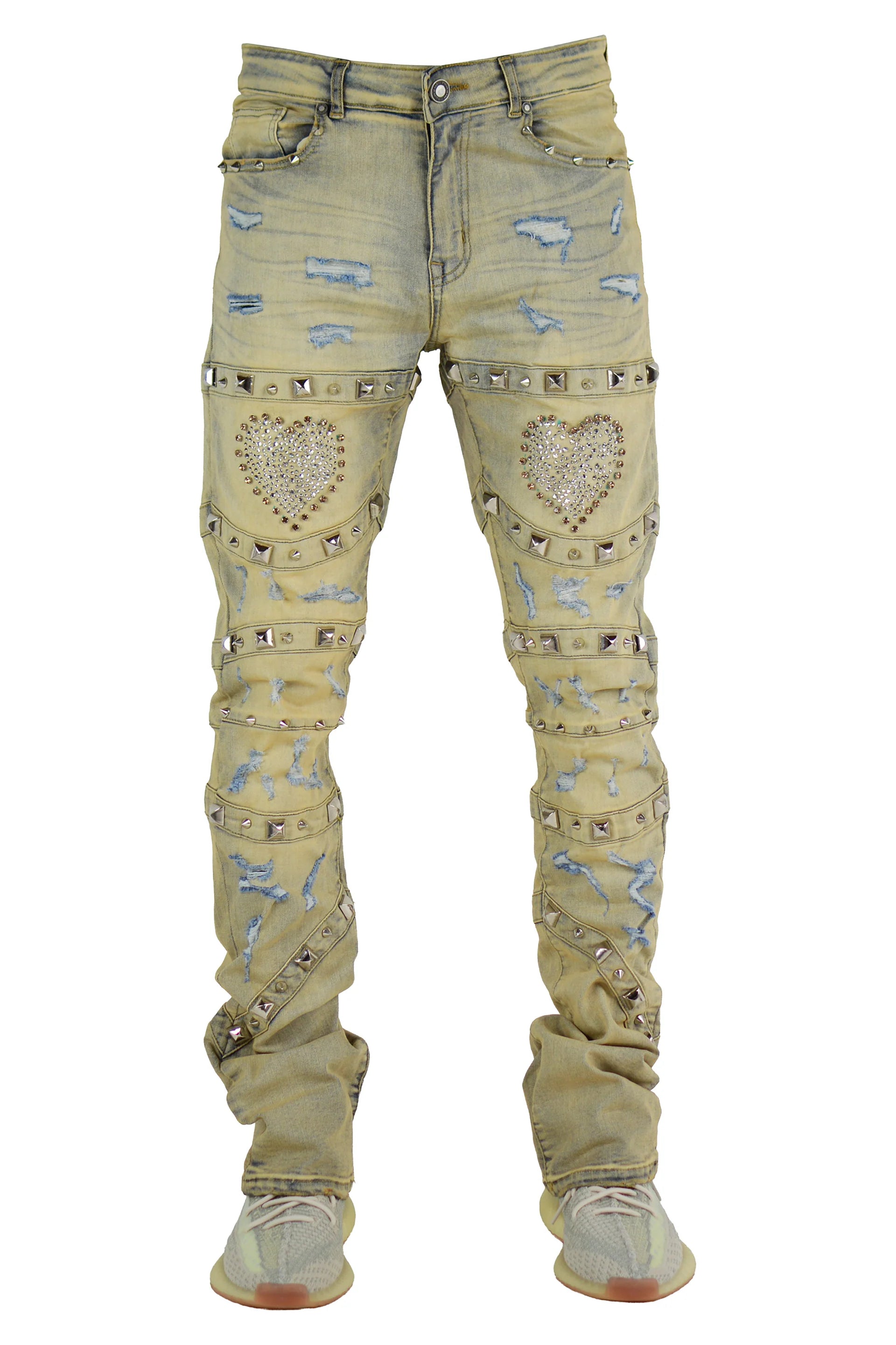 Focus "Amore" Stacked Jeans - Vintage