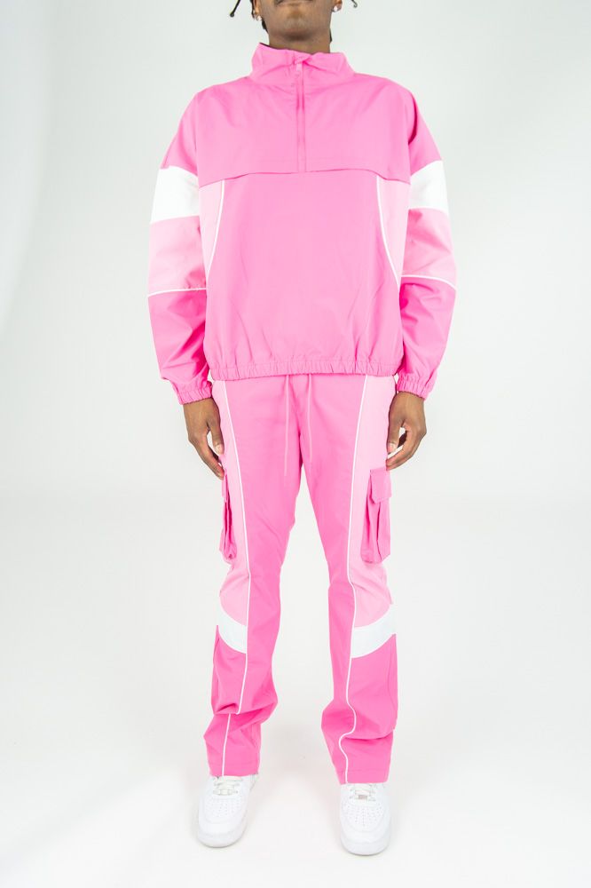 Rebel Minds RIPSTOP NYLON COLORBLOCK SET - Pink