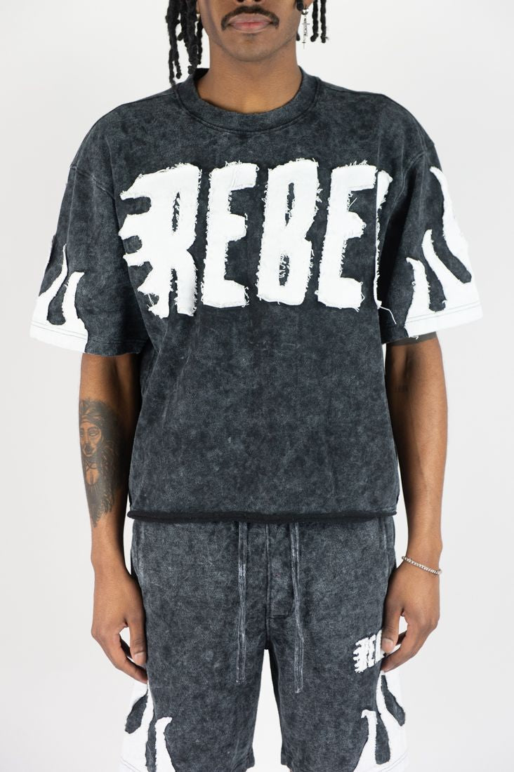 Rebel Minds Rebel Flame Shirt - Black
