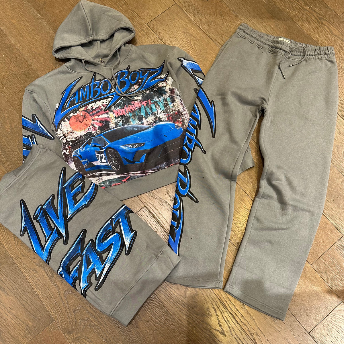 Evolution Live Fast Sweatsuit - Grey