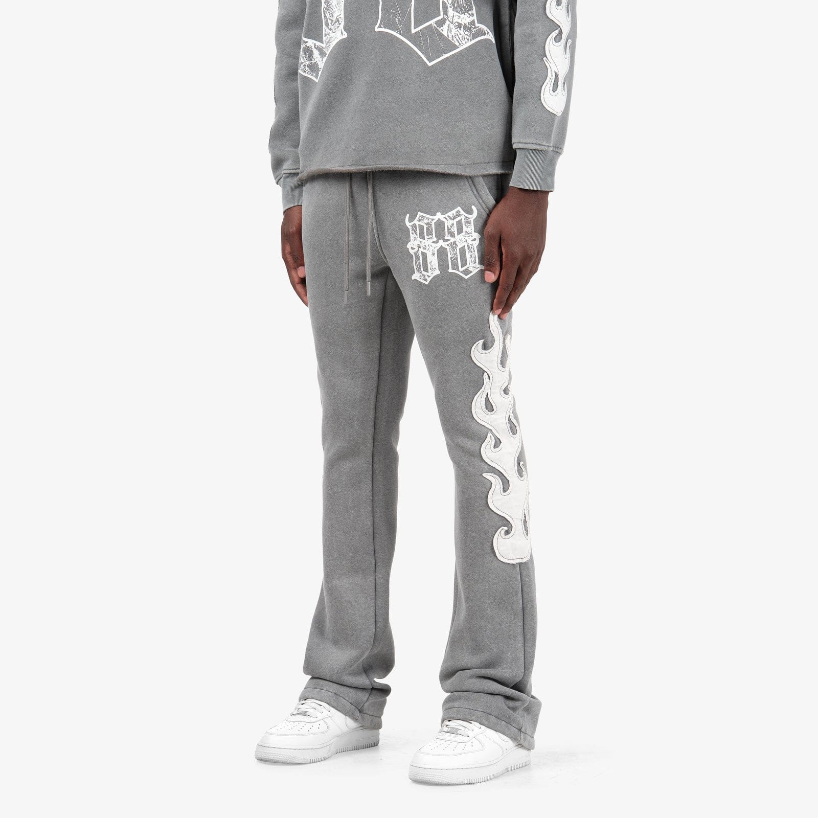 Copper Rivet Saints Fleece Set - Grey