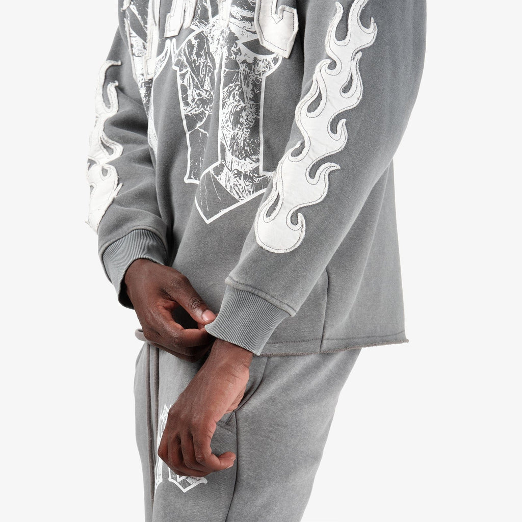 Copper Rivet Saints Fleece Set - Grey