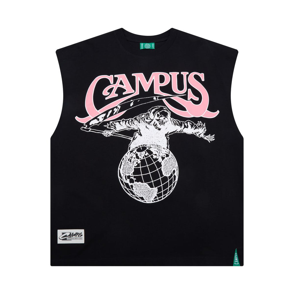 Campus Goods Reaper Cutoff Shirt - Black