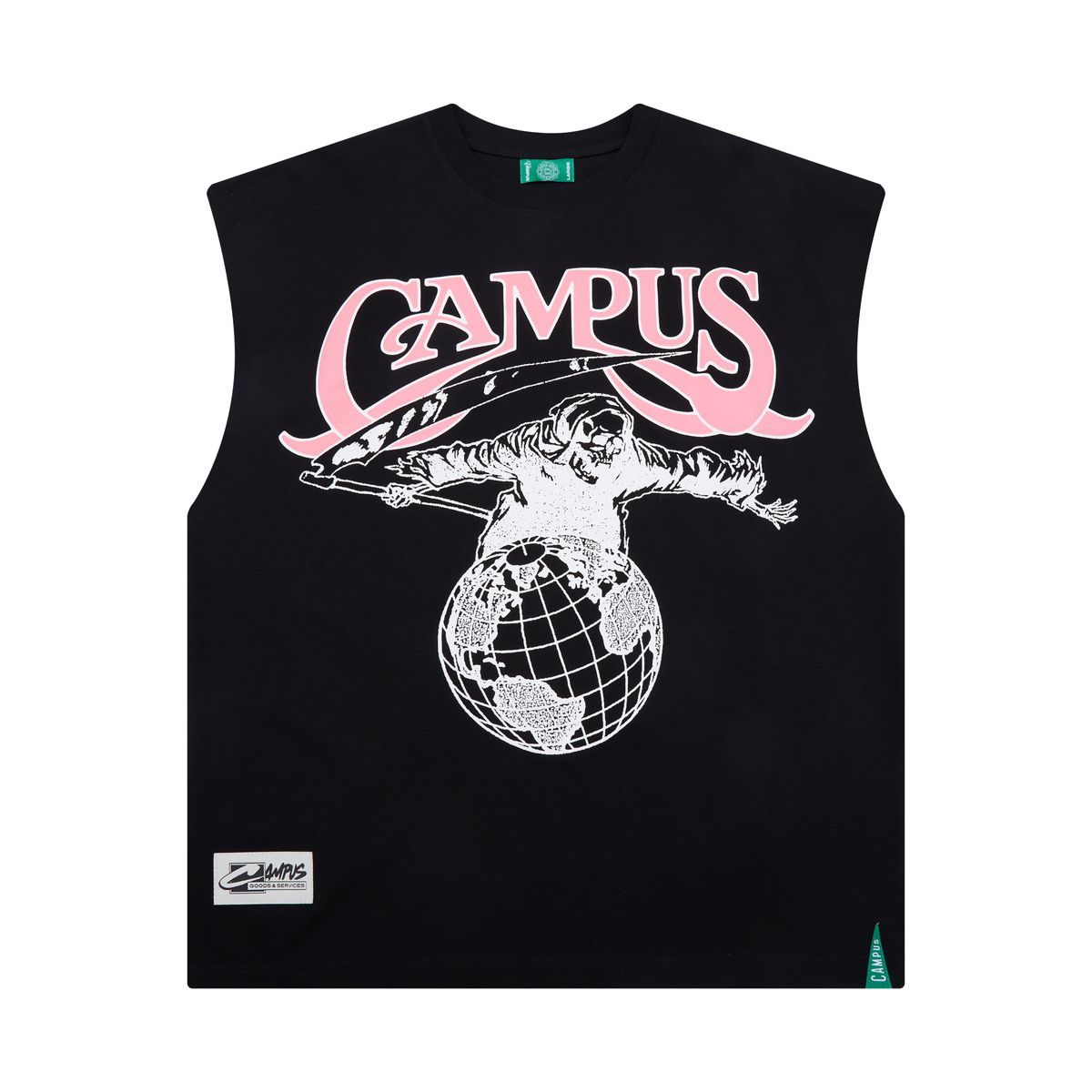 Campus Goods Reaper Cutoff Shirt - Black