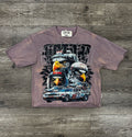 BKYS SPEED EAGLE CROPPED SHIRT - MAUVE