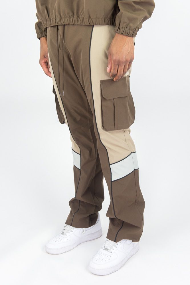 Rebel Minds RIPSTOP NYLON COLORBLOCK SET - Brown