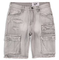 Evolution MEN'S STAPLE DENIM CARGO SHORTS - Grey