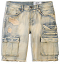 Evolution MEN'S STAPLE DENIM CARGO SHORTS - Vintage
