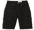 Evolution MEN'S STAPLE DENIM CARGO SHORTS - Jet Black