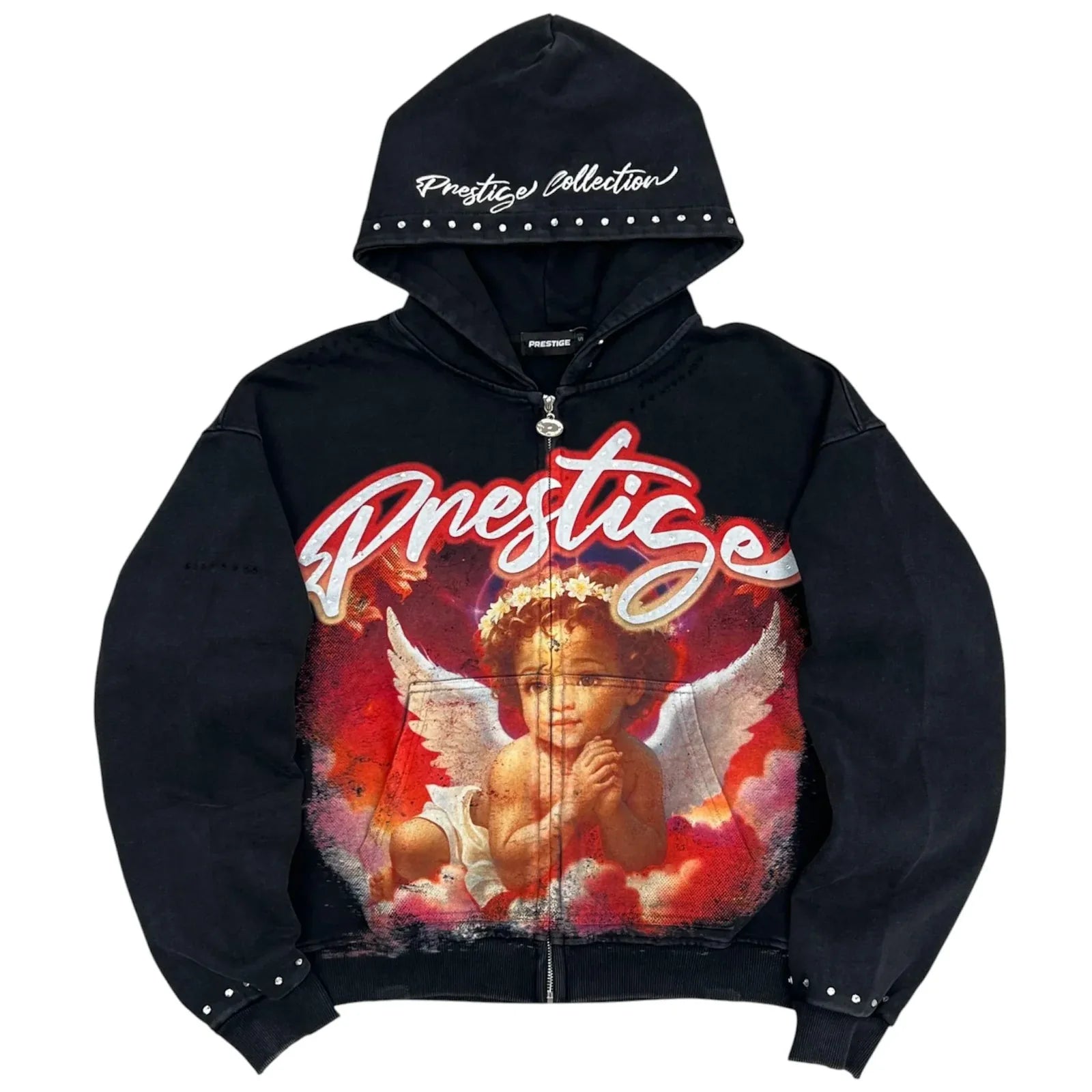 Prestige Angel Hoodie - Black & Red