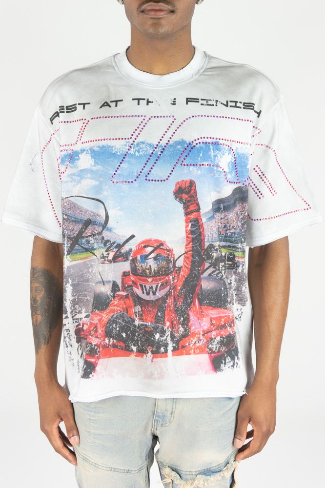 R3bel Finish Line Shirt - White