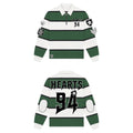Shattered Hearts Knitted 94 Rugby - Green