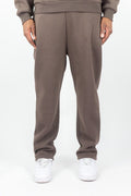 REBEL MINDS Relaxed Fit Sweatpants - Mocha Brown