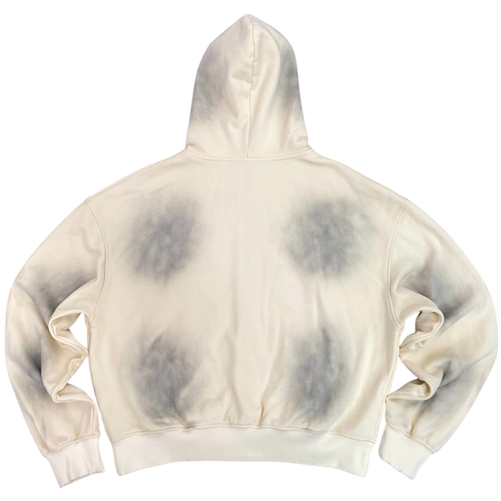 Space Ape Studios BLIND ANGEL ZIP UP HOODIE - Cream