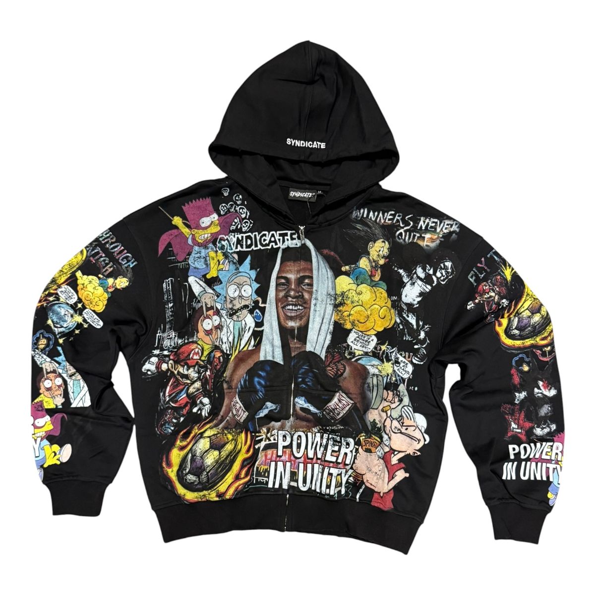 Syndicate Unity Zip Up Hoodie - Black