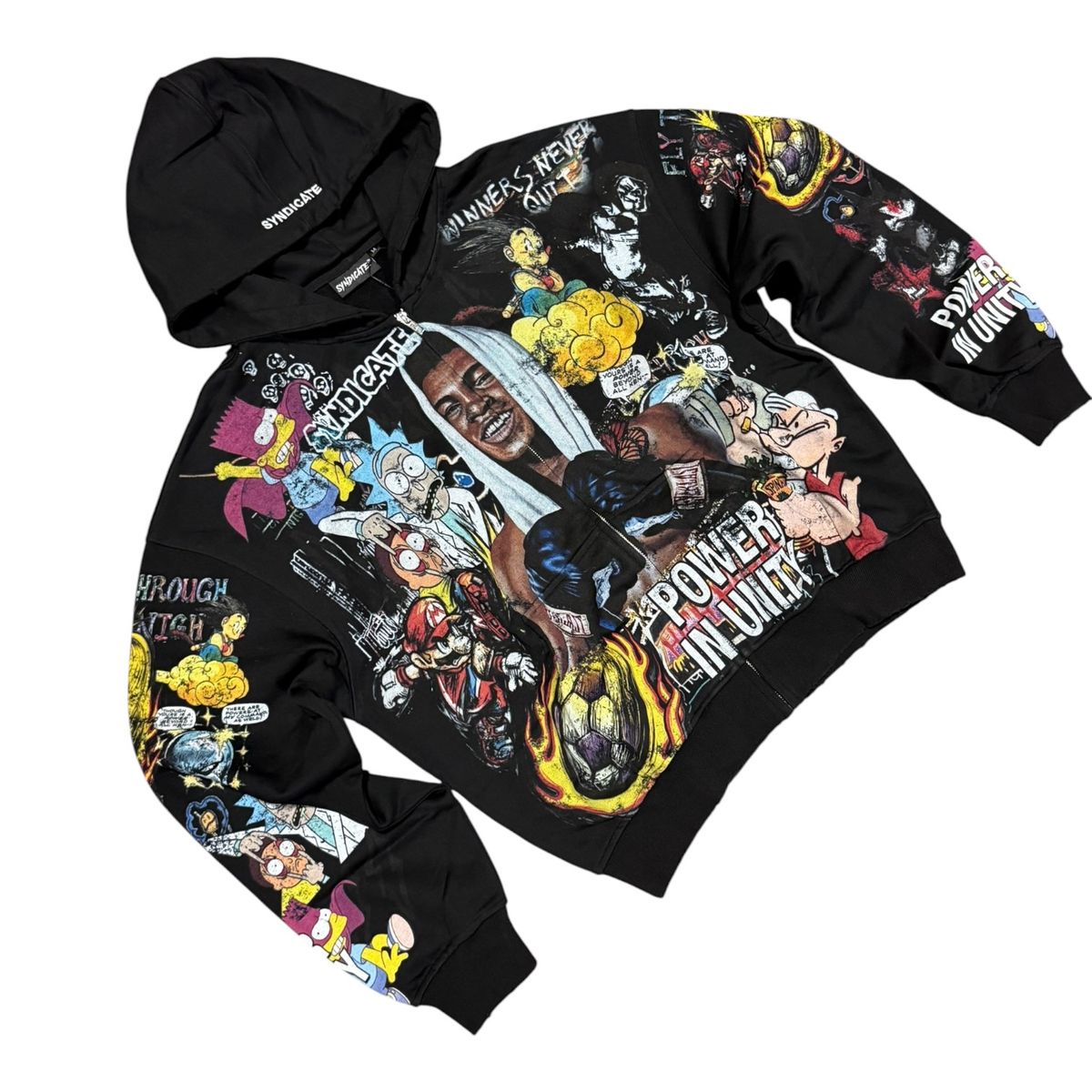 Syndicate Unity Zip Up Hoodie - Black