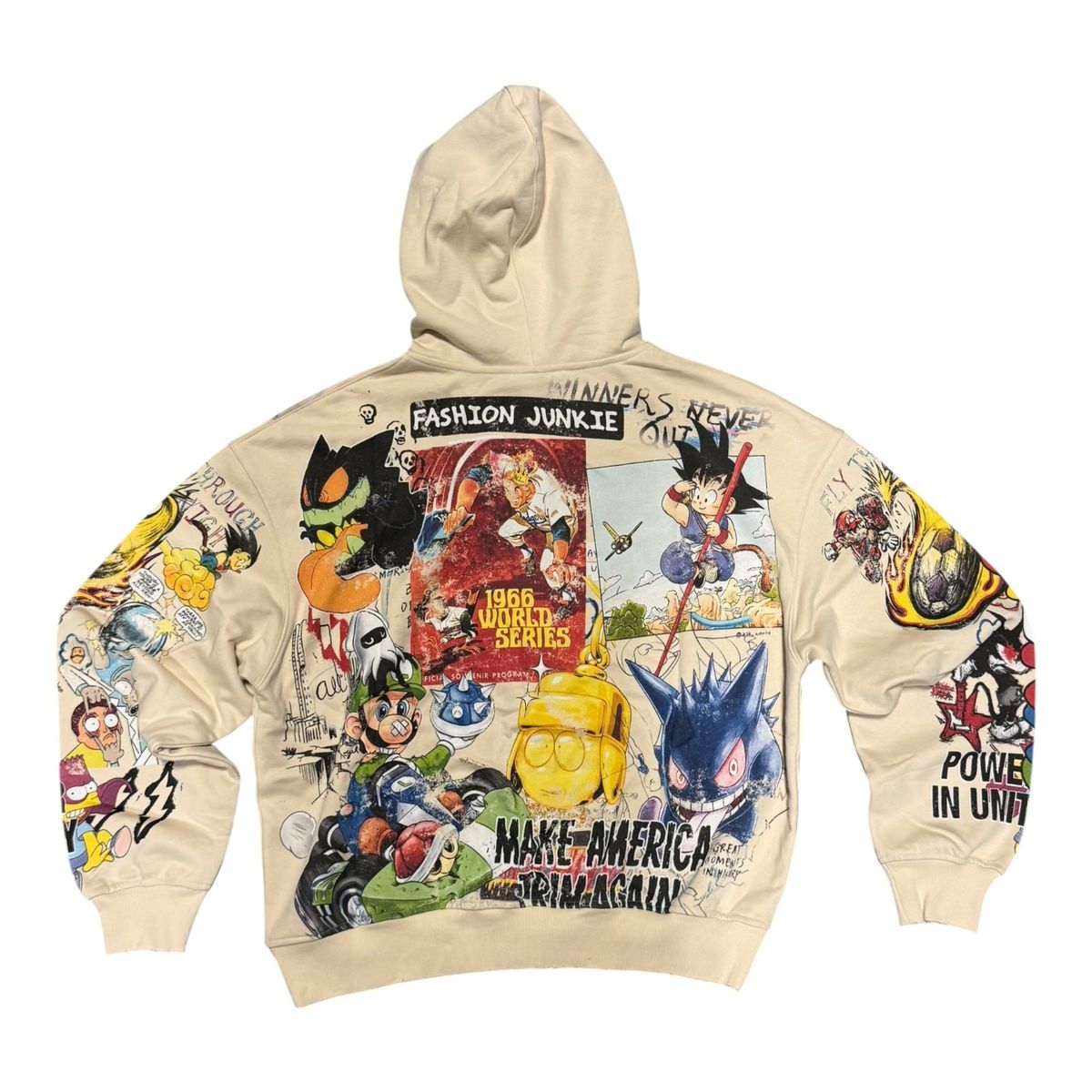 Syndicate Unity Zip Up Hoodie - Cream