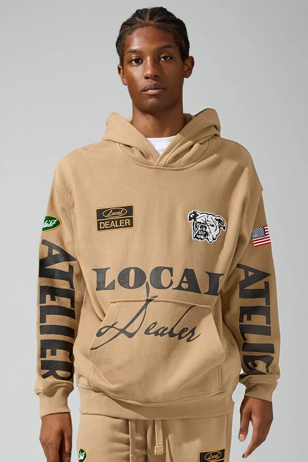 Jordan Craig ATELIER Sweatsuit - Tan